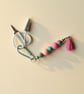 Mini Embroidery Scissors with beaded scissor fob - Image 2