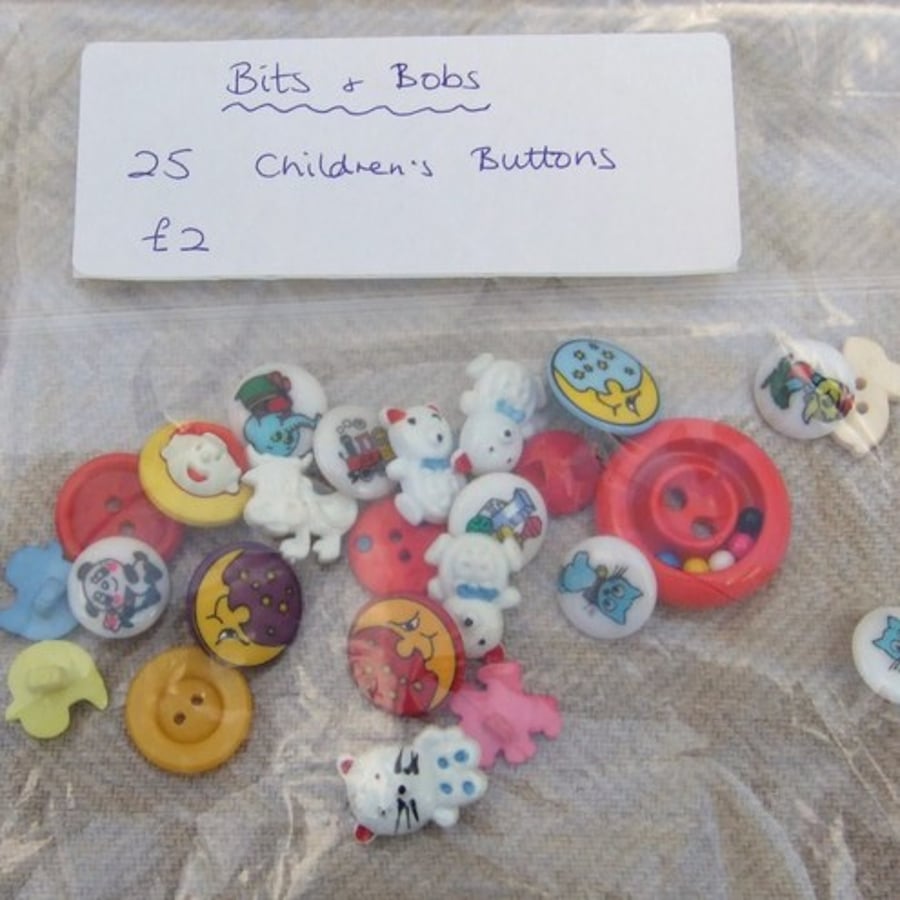 PAY IT FORWARD - 25 Children's Buttons