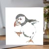 'A Huffin and a Puffin' Greeting card