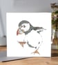 'A Huffin and a Puffin' Greeting card - Image 1
