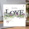 Botanical ‘Love’ greeting card 