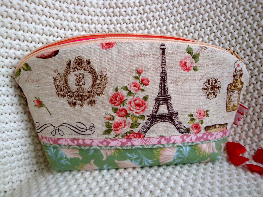 Cotton Make Up Bag - Mothers day gift- Valentines 