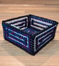 Small tray for small items - black, blue, pink cutout pattern - Image 3