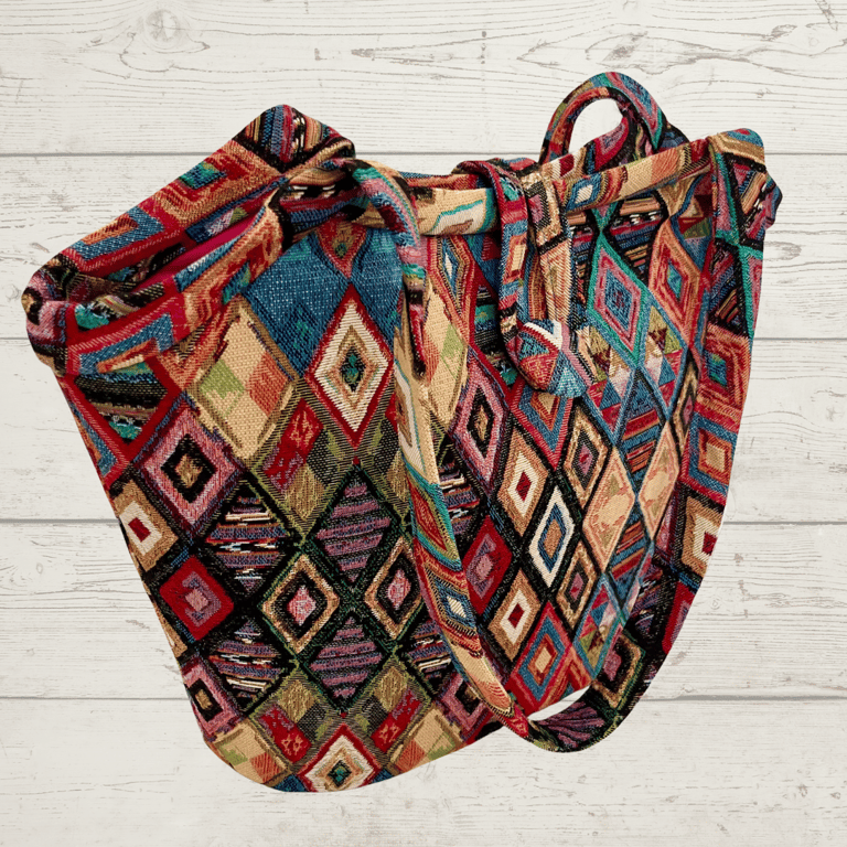 Boho bucket bag, shoulder bag ,