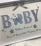 New Baby Boy Personalised Keepsake Card With Presentation Gift Box - Image 1