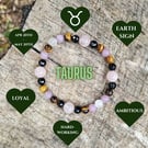 Taurus Zodiac Star Sign Gemstone Bracelet 