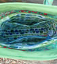 Green wax canvas crossbody bag floral water repellent shoulder bag dry oilcloth  - Image 3