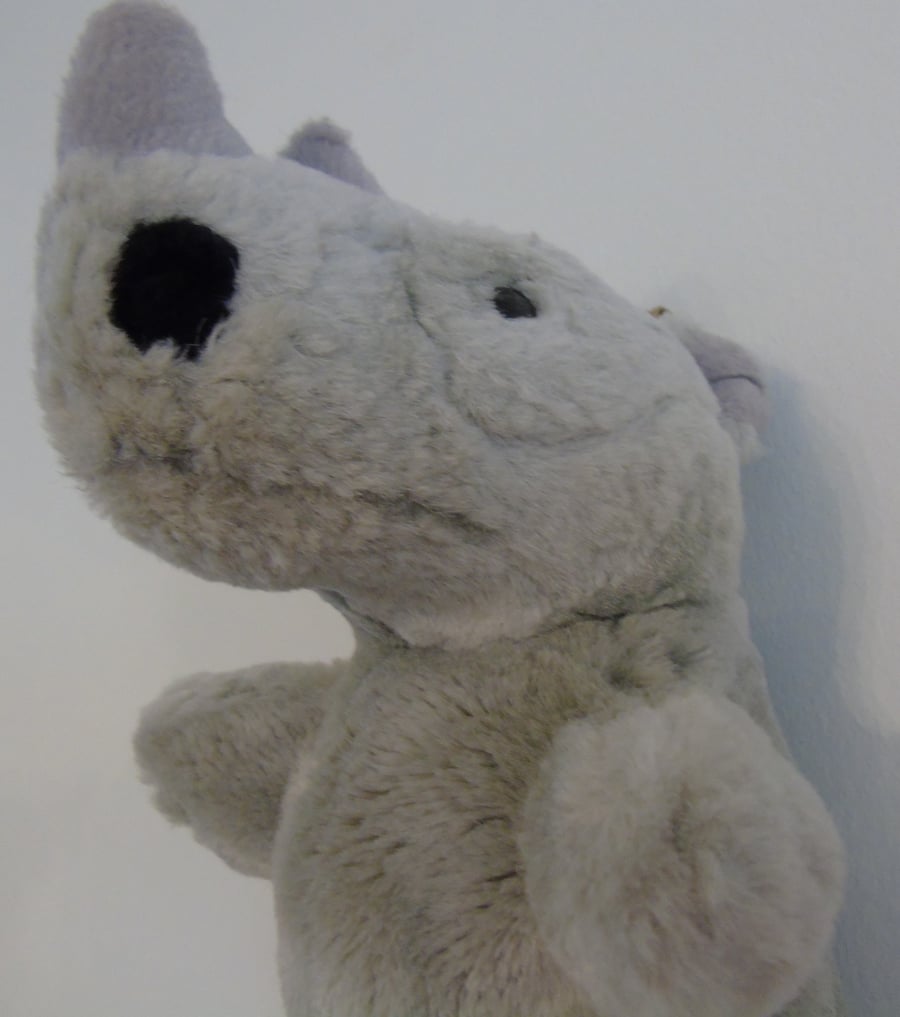 Small Rhino Wall Decoration - Faux Taxidermy Perfectly Imperfect