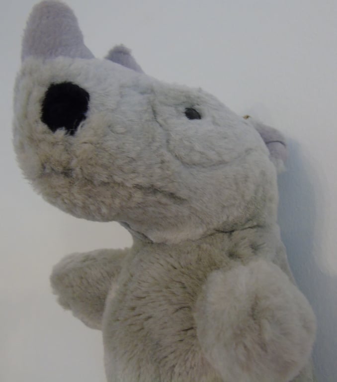 Small Rhino Wall Decoration - Faux Taxidermy Perfectly Imperfect