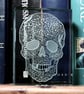 Skull Etched Glass Block - Image 3