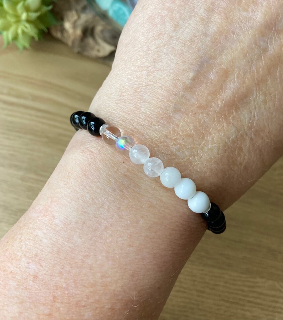 Snow Moon Phase Bracelet