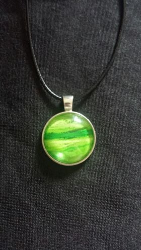 Green shades pendant