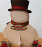 Snowman "Bauble Buddies" gift box, handmade - Image 2