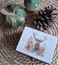 Wooden Jewellery Trinket Box Stag