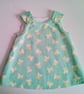 3-6 months needlecord dress,  A Line dress with elephant design,  pinafore - Image 1