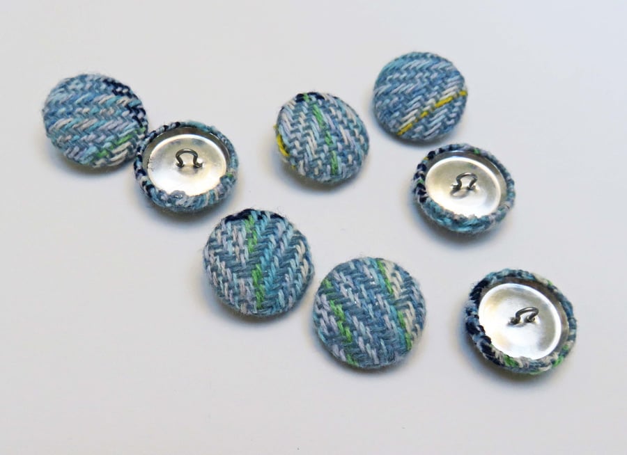 Blue Shank Buttons