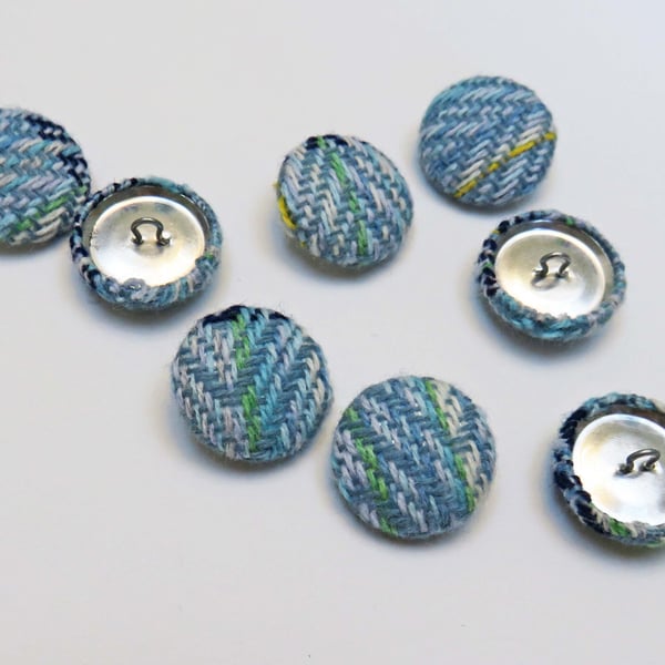 Blue Shank Buttons