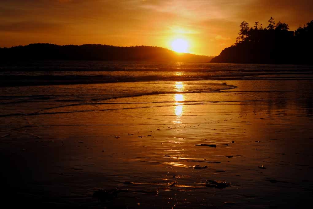 Sunset Tofino Long Beach Vancouver Island Canada Photograph Print