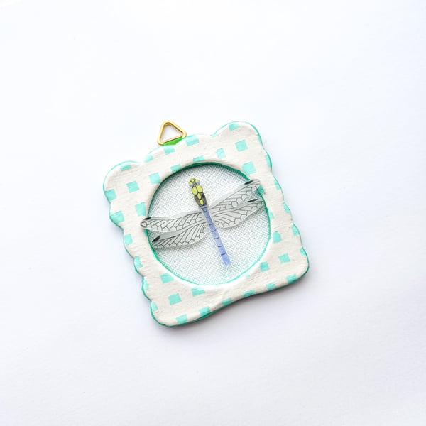 Tiny Butterfly Wall Hanging, Spring Insect Hanging