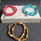 Stacking Bracelet with a Butterfly Charm 