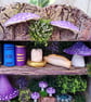 Enchanted Purple Mushroom Miniature Wall Cabinet - Image 6