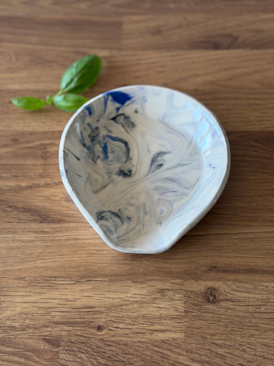 Handmade Ceramic spoon rest