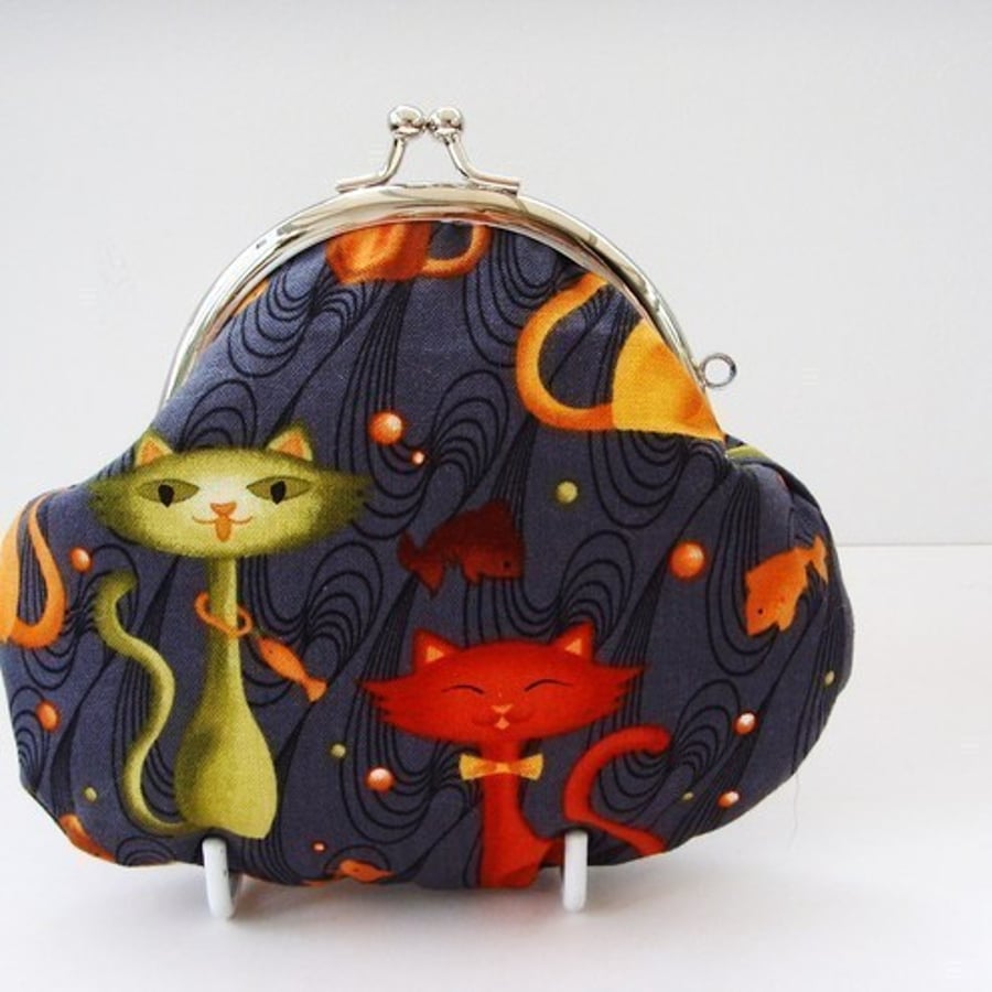 Colourful Cats  Credit Card/Coin Purse