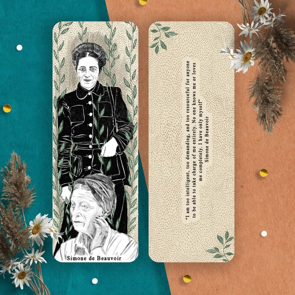 Author bookmark, feminist author bookmarks, Female author bookmark, Book lover