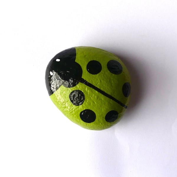 Green Ladybird Stone - MADE TO ORDER