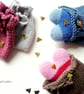 Heart cake topper - Handmade wedding favours - Goody bag fillers  - Image 4