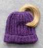 KNITTING PATTERN PDF Messy Ponytail Hat - Image 4