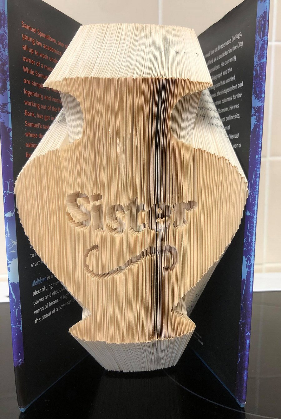 Vase with Sister COMBI Book Folding Pattern - EMAILED PDF PATTERN