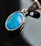 14mm x 9mm Lightning Ridge opal doublet pendant - Image 2