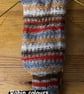Men's Hand Knitted Wool Socks in Robin Colours Size 10 - Image 5