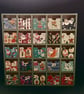 Hand decorated advent calendar 