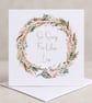 So Sorry for your loss Sympathy Card Handmade and Personalised - Image 1