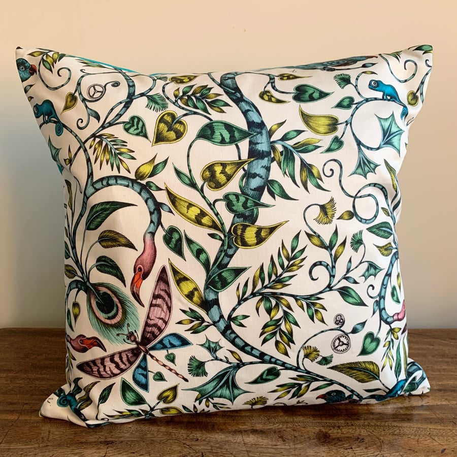 Emma Shipley Rousseau cotton cushion cover