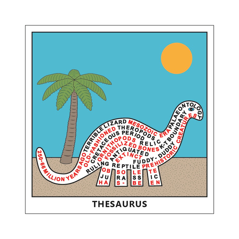 Thesaurus Postcard