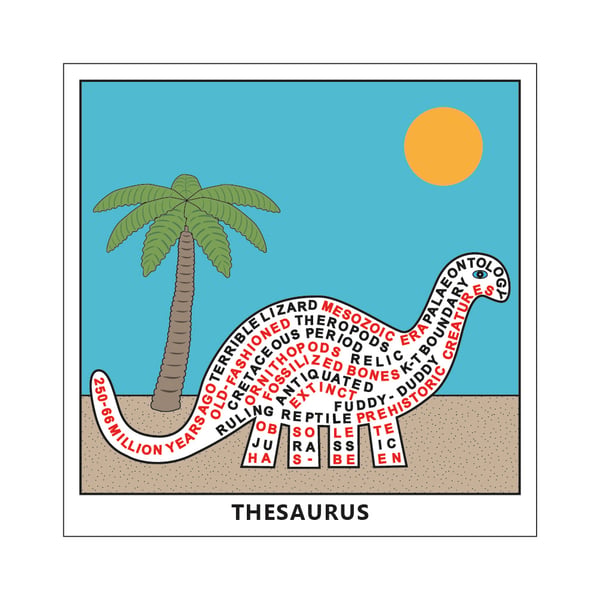 Thesaurus Postcard