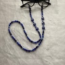 Glasses lanyard, glasses chain, beaded chain.