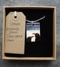 Handmade Ceramic Choughs on the beach pendant - Image 5