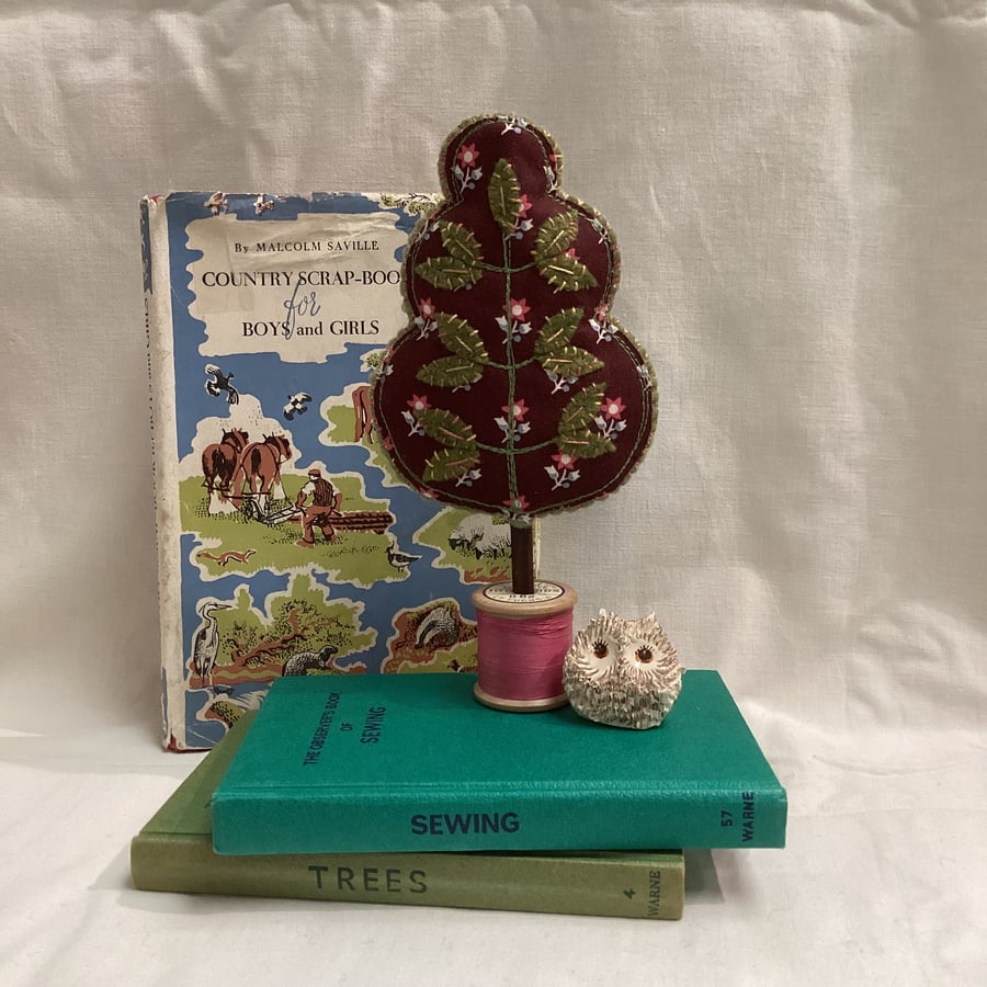 Jane Austen inspired cotton reel tree - 