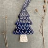 Ceramic Christmas Tree Decoration .