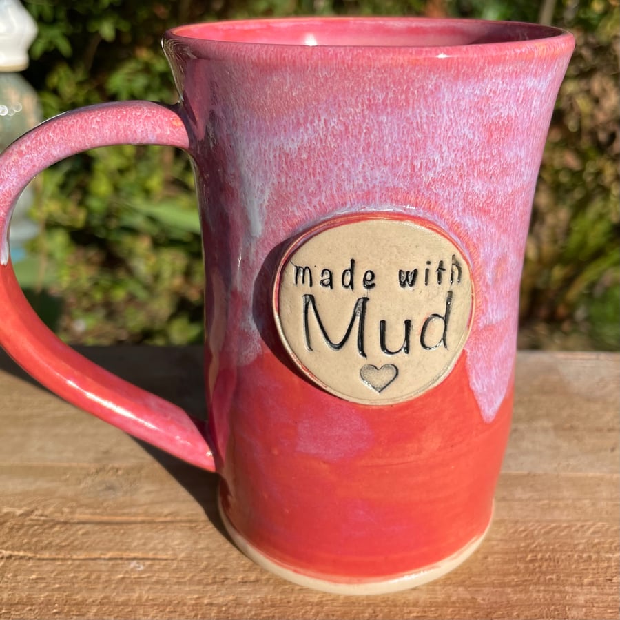 Wheel Thrown Stoneware MadeWithMud Mug