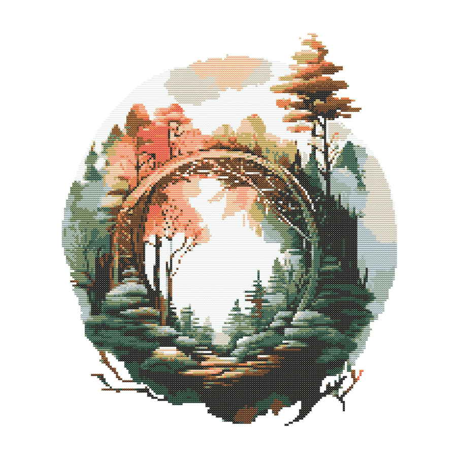 MYSTIC WOODS - Cross Stitch Pattern - Cross Stitch Chart