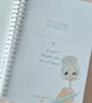 Handmade A5 Premium Journal-Round Glasses Lady-3D Notebook - Image 4