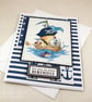 Handmade child's birthday card - pirate lion - Image 4
