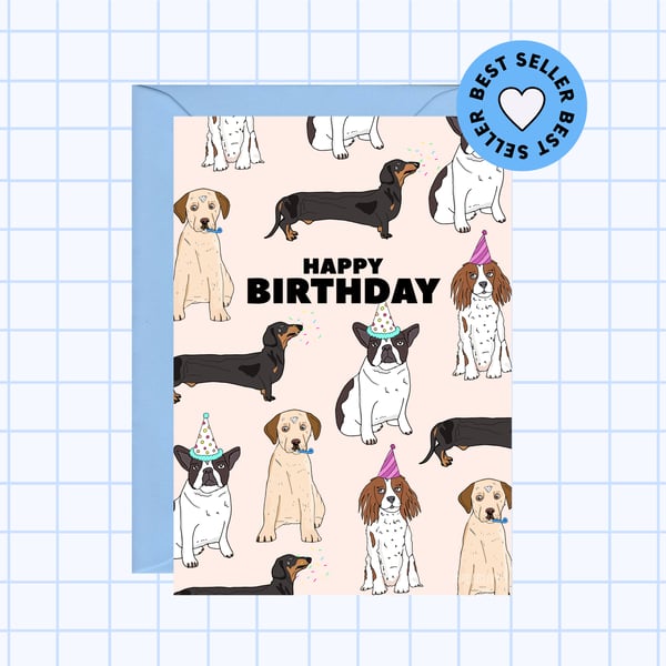 Dogs Birthday Card