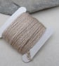15m Natural Dye Hibiscus Brown Pure Silk Embroidery Thread - Image 3