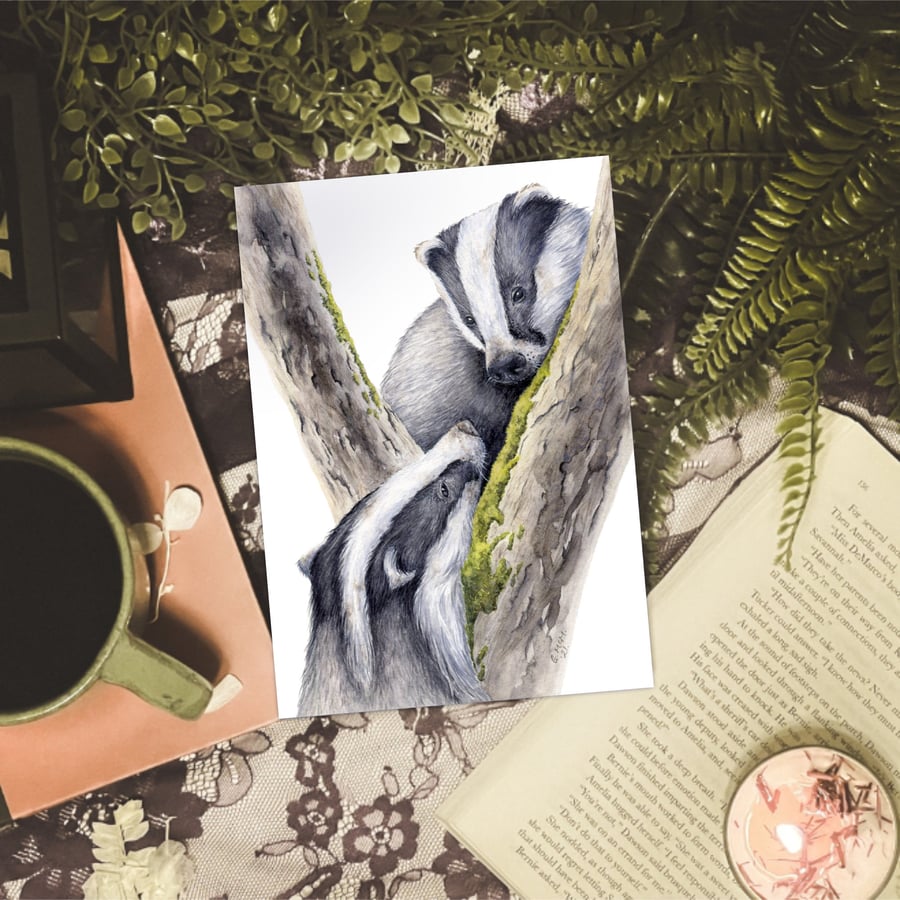 Original Wildlife Art Print - A5 Original Wildlife Art Print - A5